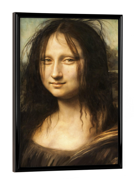 Poster mit schwarzem Rahmen "Montag Mona" artboxONE - Menschen,Lustig