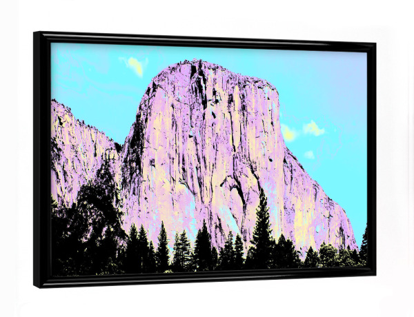 Poster mit schwarzem Rahmen "Pop Art El Capitan" artboxONE - Natur,Reise,Reise / Länder