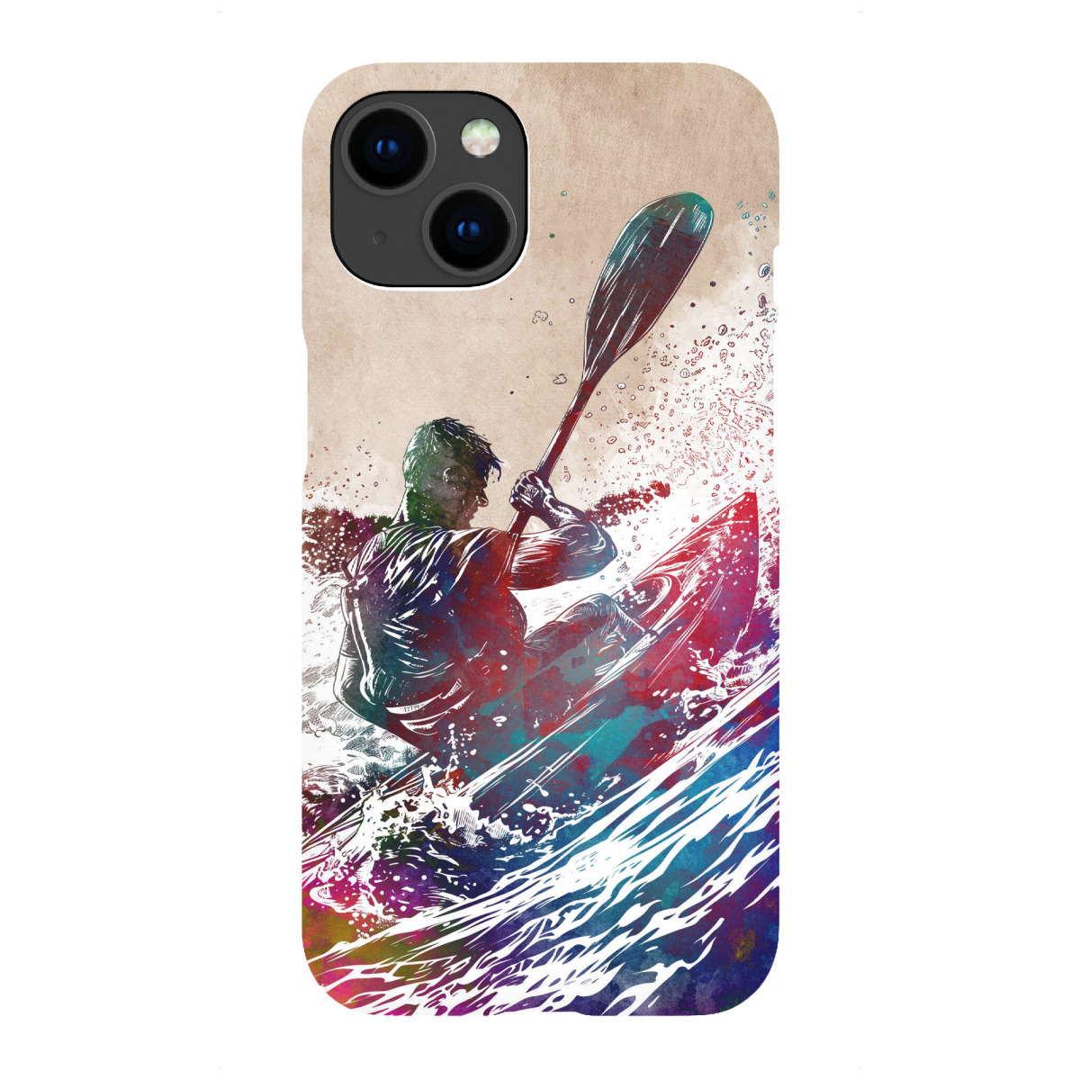 "Kajaksport Kunst E"für iPhone - Premium-Case Handyhülle artboxONE