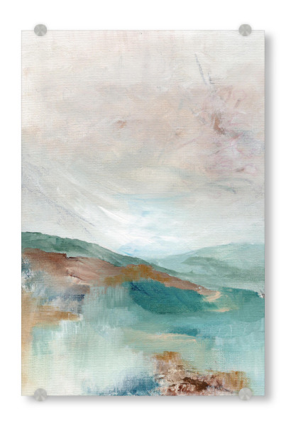 Acrylglasbild "Blue Pearl" artboxONE - Abstrakt