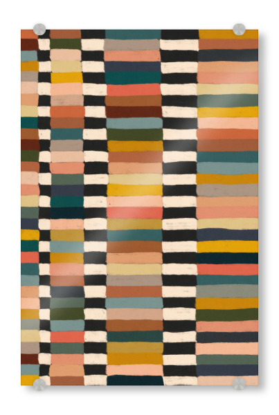 Acrylglasbild "Galitsyna - Mix Stripes Tre" artboxONE - Abstrakt,Geometrie