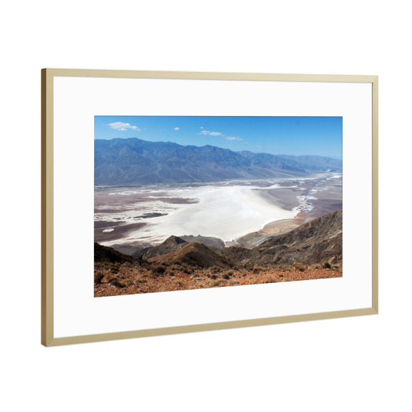 Poster mit Rahmen Gold "Dantes View" artboxONE - Natur,Reise,Reise / Länder