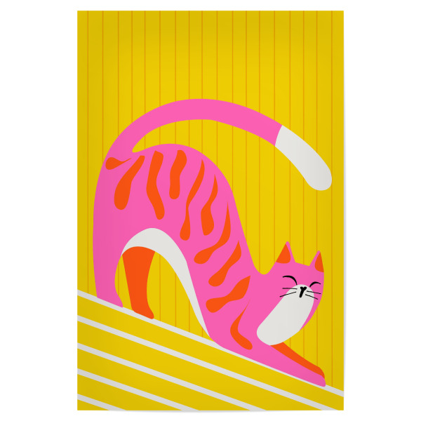 Poster "Schlummernde Schnurrhaare" artboxONE - Tiere,Lustig