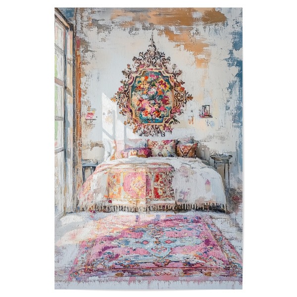 Poster "Boho Sleeproom" artboxONE - Natur,Floral,Abstrakt