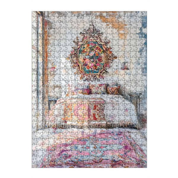 artboxONE Puzzle "Boho Sleeproom" artboxONE - Natur,Floral,Abstrakt