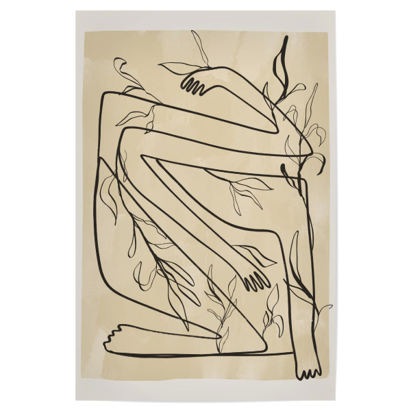 Poster 30x20 cm "Time To Bloom von TAS" artboxONE - Natur,Floral,Abstrakt