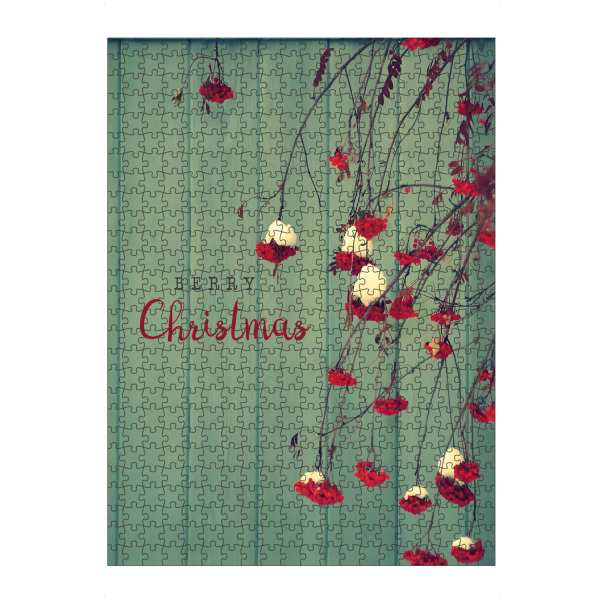 artboxONE Puzzle "Beerenweihnachten" artboxONE - Typografie,Weihnachten - Beere,Weihnachten,Feiertag - Bild beere
