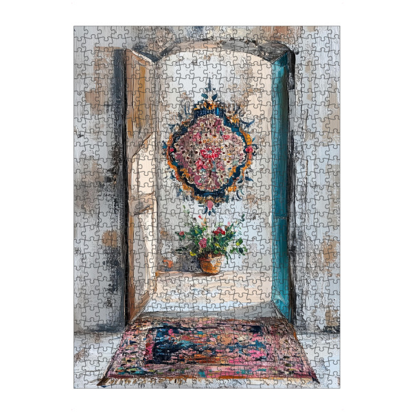 artboxONE Puzzle "Mediterranes Raumflair" artboxONE - Natur,Floral,Abstrakt