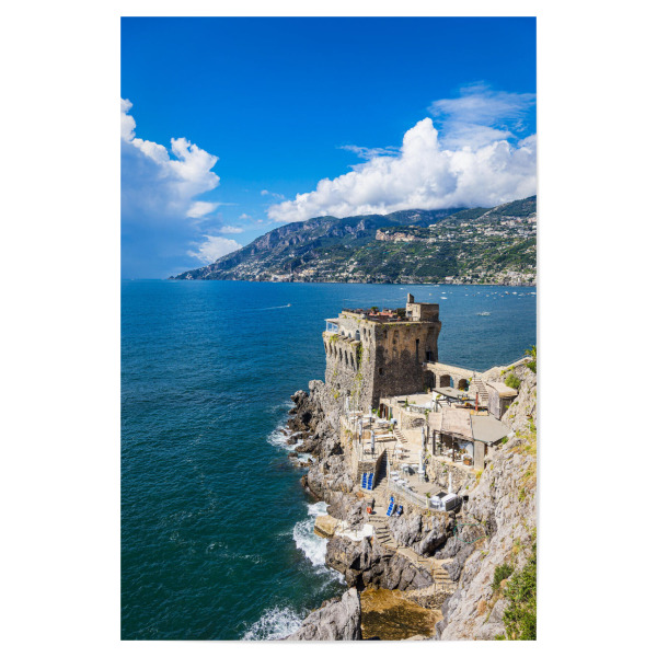 Poster 30x20 cm "Wachturm in Maiori" artboxONE - Natur,Reise,Architektur,Reise / Strand und Meer,Reise / Länder