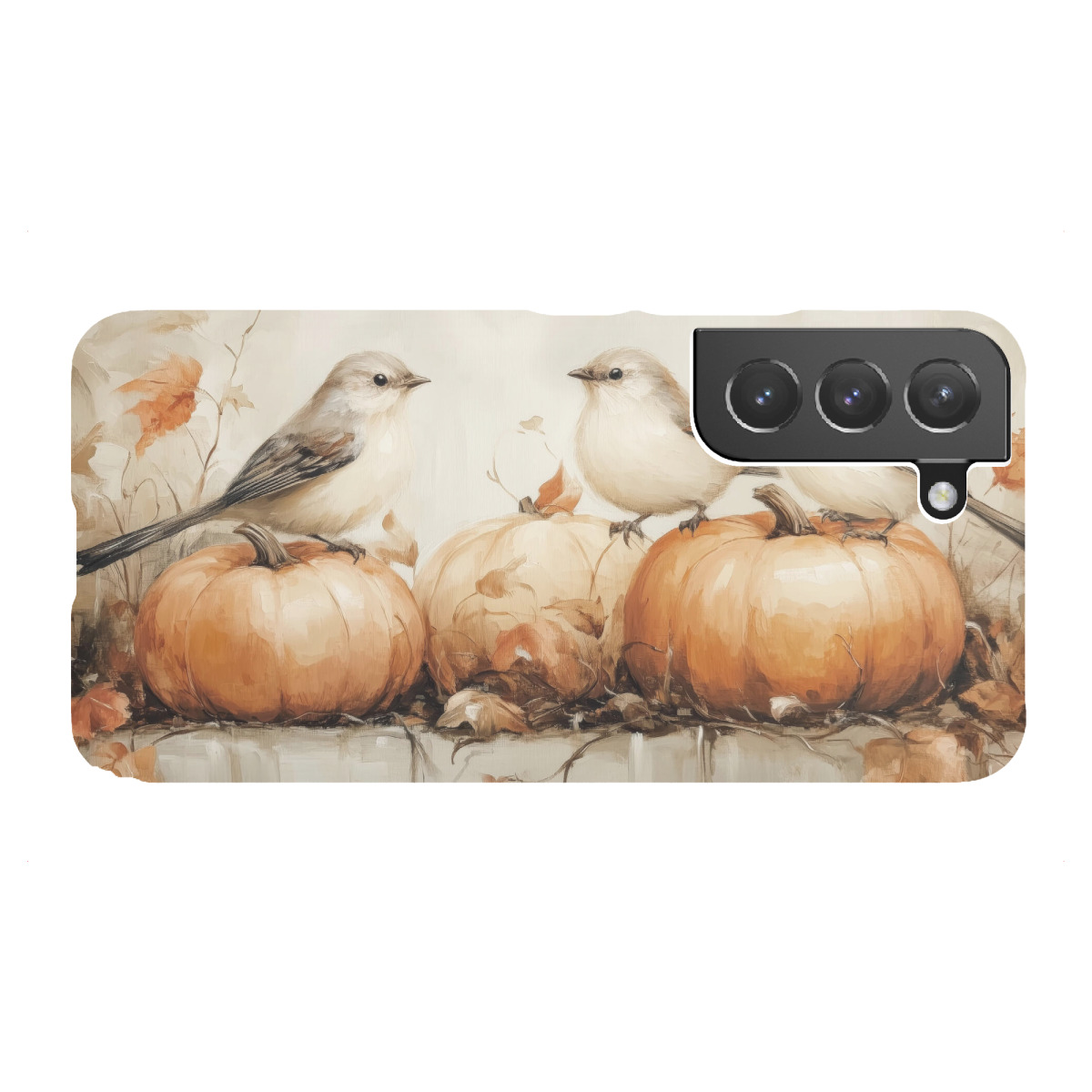 Samsung Galaxy "Vögel und Kürbisse" Premium-Case Handyhülle artboxONE