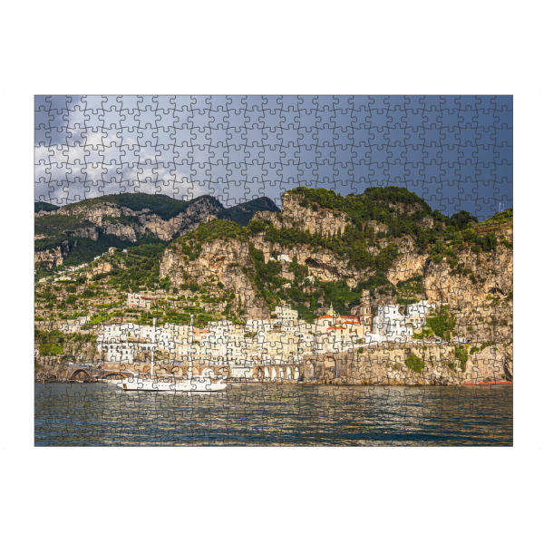 Puzzle Ravensburger "Atrani an der Amalfiküste" artboxONE - Natur,Reise,Architektur,Reise / Strand und Meer,Reise / Länder