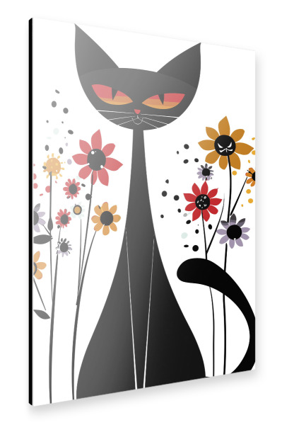 Alu-Dibond "Sleek black" 30x20 cm artboxONE