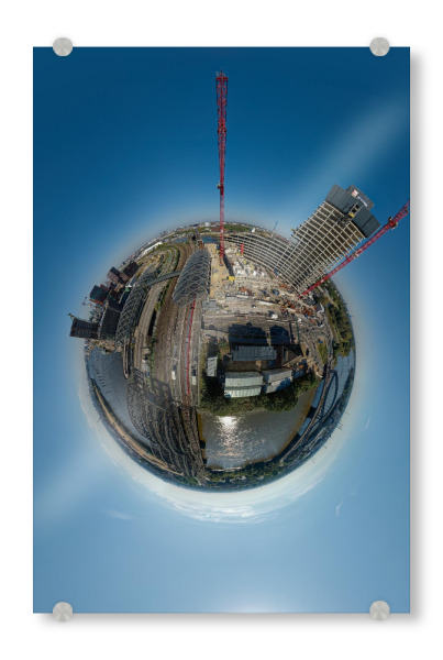 Acrylglasbild "Elbtower-Hamburg, West, 2024 Sept" artboxONE - Städte,Städte / Hamburg,Reise,Architektur
