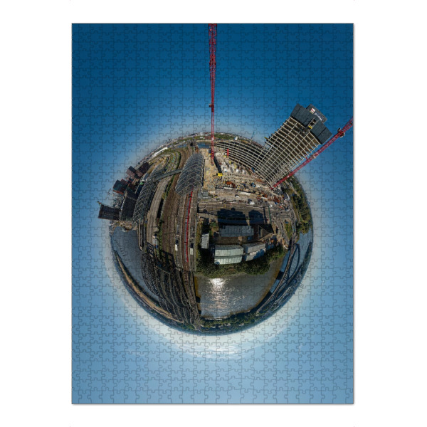 Puzzle Ravensburger "Elbtower-Hamburg, West, 2024 Sept" artboxONE - Städte,Städte / Hamburg,Reise,Architektur