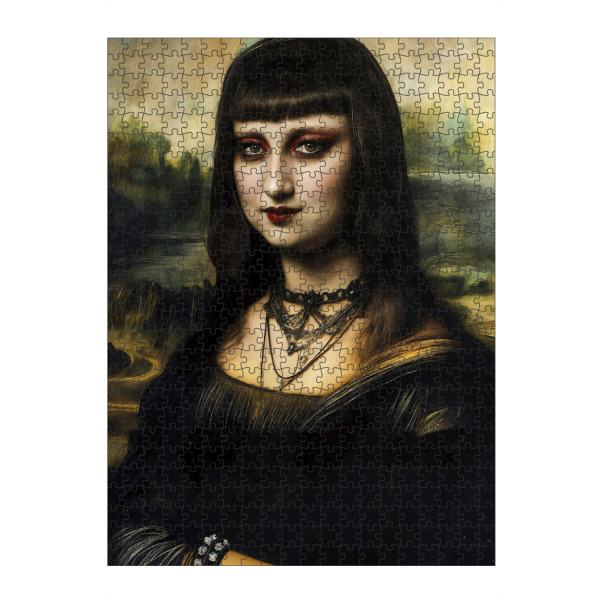 Puzzle Ravensburger "Emo Mona" artboxONE - Menschen,Lustig