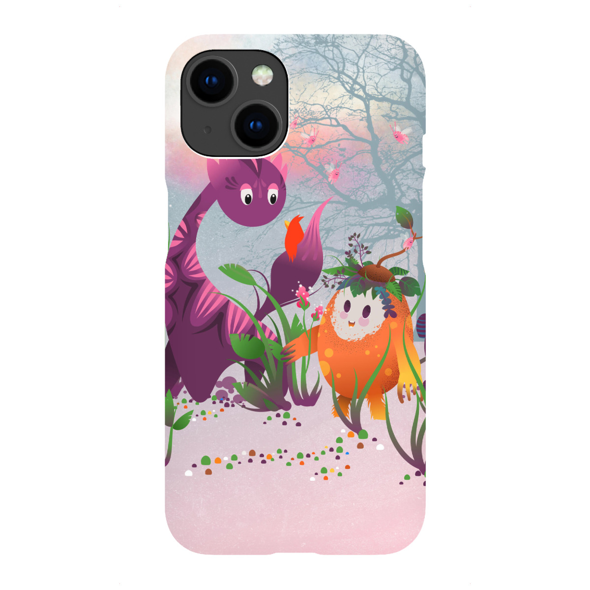 "Freundschaft im Zaubergarten"für iPhone - Premium-Case Handyhülle artboxONE