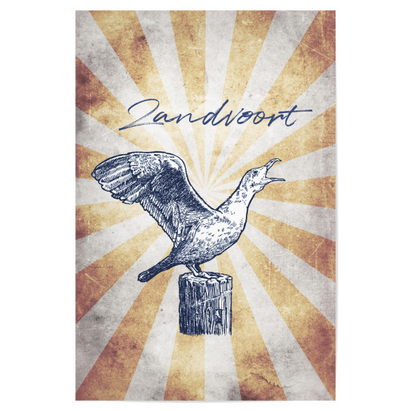 Poster 30x20 cm "Zandvoort vintage" artboxONE - Reise,Tiere,Reise / Strand und Meer,Reise / Länder