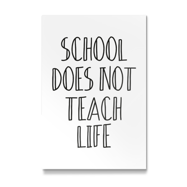 Galerie-Print "School (Vintage Handschrift s-w)" 75x50 cm artboxONE