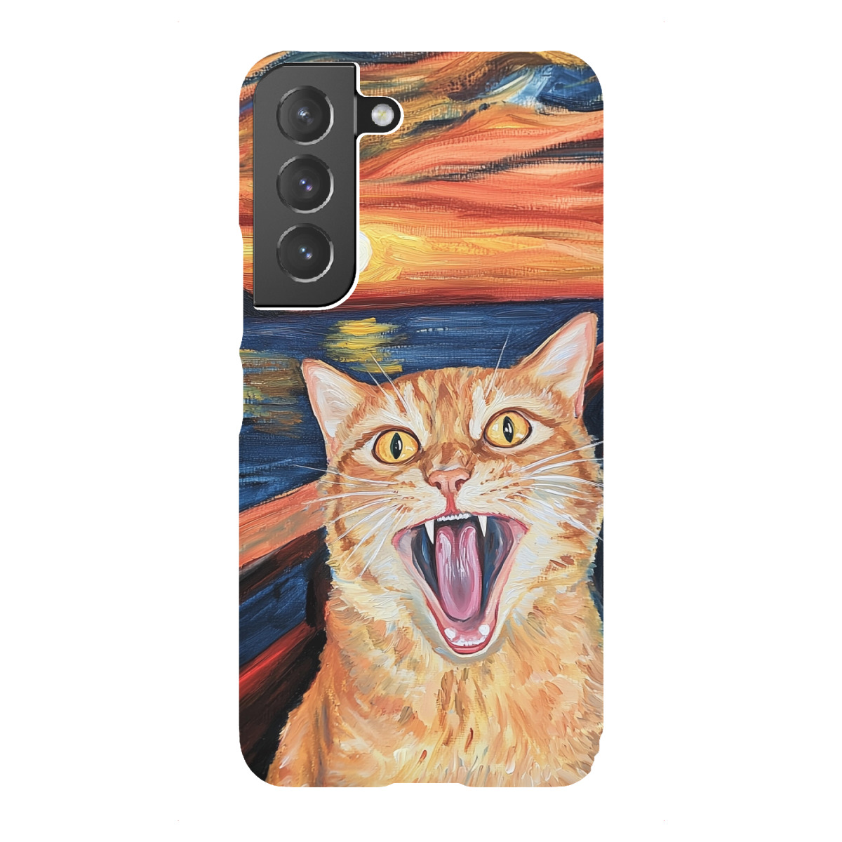 "Der Schrei der Katze"für Samsung Galaxy - Premium-Case Handyhülle artboxONE
