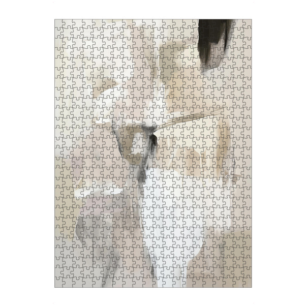 Puzzle Ravensburger "Beige Farbkleckse Art" artboxONE - Natur,Abstrakt