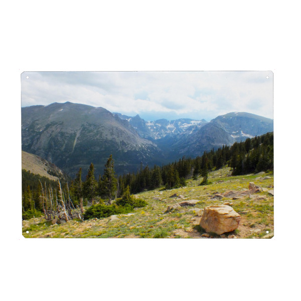 Holzbild "The Rocky Mountain NP, Colorado" artboxONE - Natur,Reise,Reise / Länder