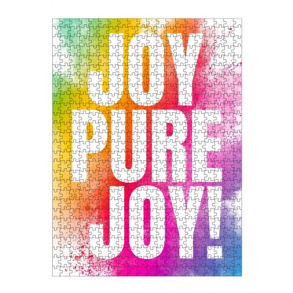 artboxONE Puzzle "Freude pure Freude" artboxONE - Typografie,Festivals,Lustig