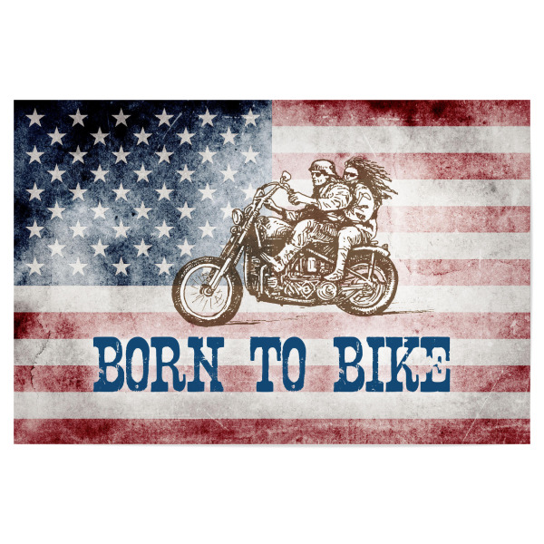 Poster "Born to bike" artboxONE - Reise,Automobile,Reise / Länder,Für Papa