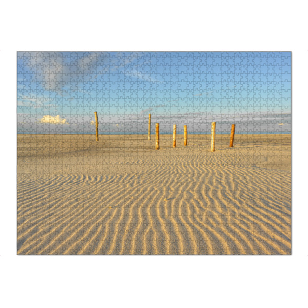 Puzzle Ravensburger "Kniepsand auf Amrum" artboxONE - Natur,Reise,Reise / Strand und Meer