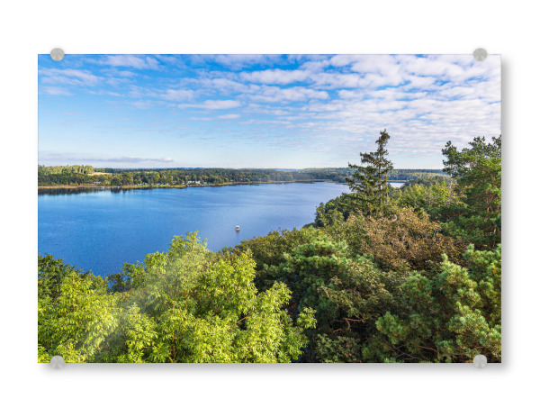 Acrylglasbild "Blick auf den Krakower See" artboxONE - Natur,Reise