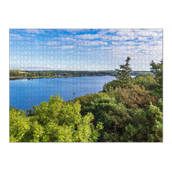 Puzzle Ravensburger "Blick auf den Krakower See" artboxONE - Natur,Reise