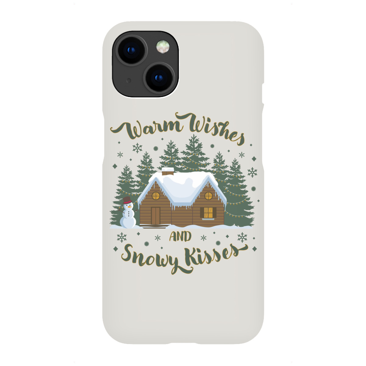 iPhone "Warm Wishes and Snowy Kisses" Premium-Case Handyhülle artboxONE