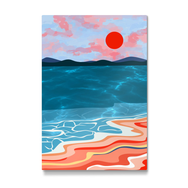 Galerie-Print "Küstenfarben Sand und Meer" 30x20 cm artboxONE