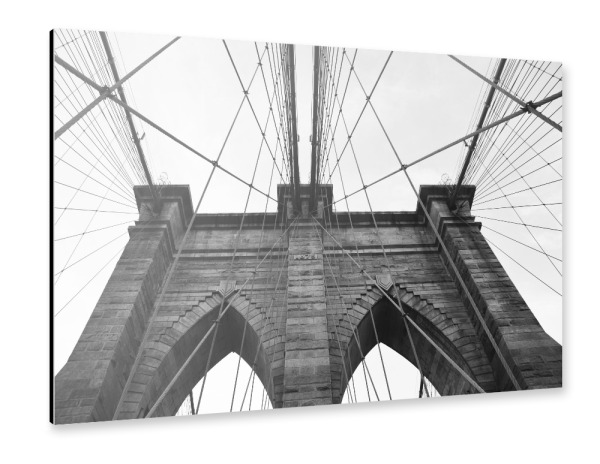 Alu-Dibond "The Brooklyn Bridge" 30x20 cm artboxONE