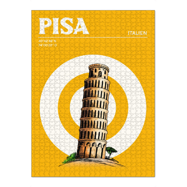 Puzzle Ravensburger "Schiefer Turm von Pisa" artboxONE - Architektur,Städte / Weitere