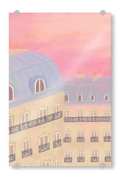 Acrylglasbild "Paris, meine Liebe" artboxONE - Reise,Architektur,Städte / Paris,Liebe,Für Mama