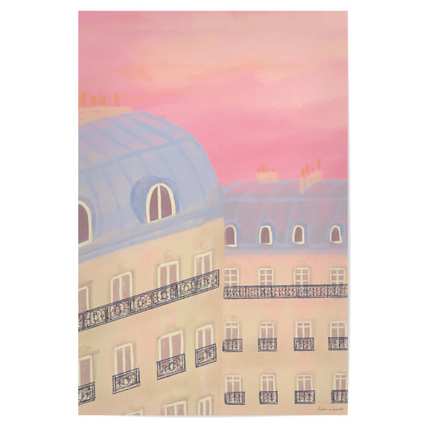 Poster "Paris, meine Liebe" artboxONE - Reise,Architektur,Städte / Paris,Liebe,Für Mama