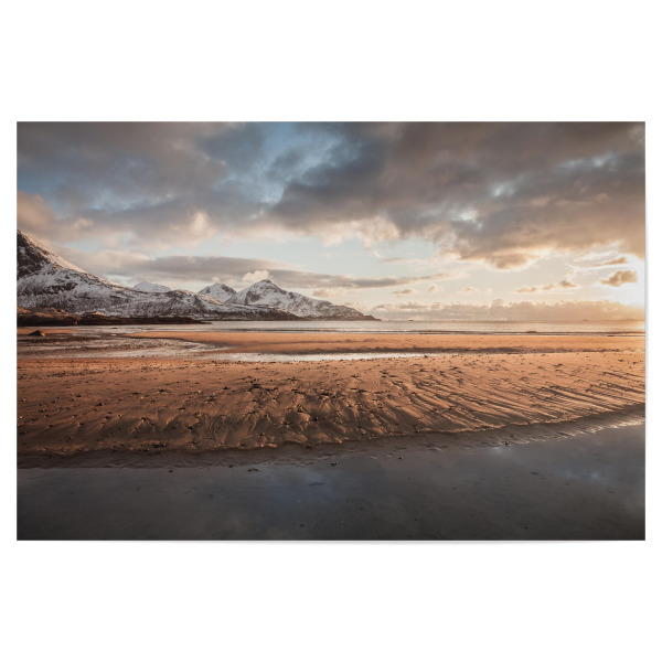Poster 30x20 cm "Sonnenuntergang in Nordnorwegen" artboxONE - Natur,Reise / Strand und Meer