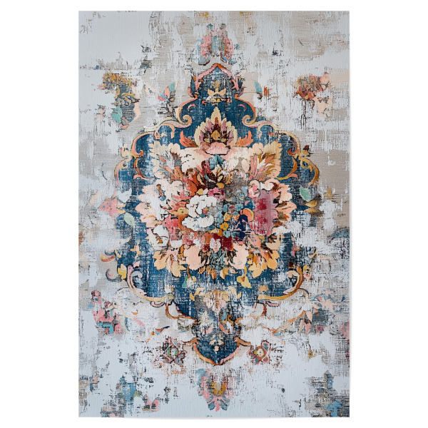 Poster 30x20 cm "Antike beton Blumenmalerei" artboxONE - Natur,Floral,Abstrakt