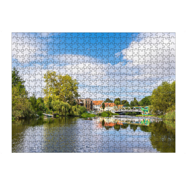 artboxONE Puzzle "Warnow in Schwaan" artboxONE - Natur,Reise,Architektur