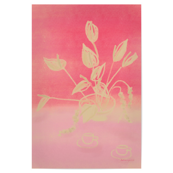 Poster "Himbeertraum" artboxONE - Floral,Essen & Trinken,Abstrakt,Für Mama