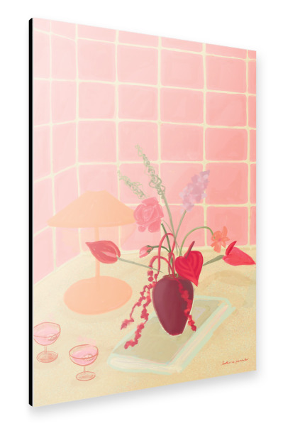 Alu-Dibond "Sprudelnd" 30x20 cm artboxONE