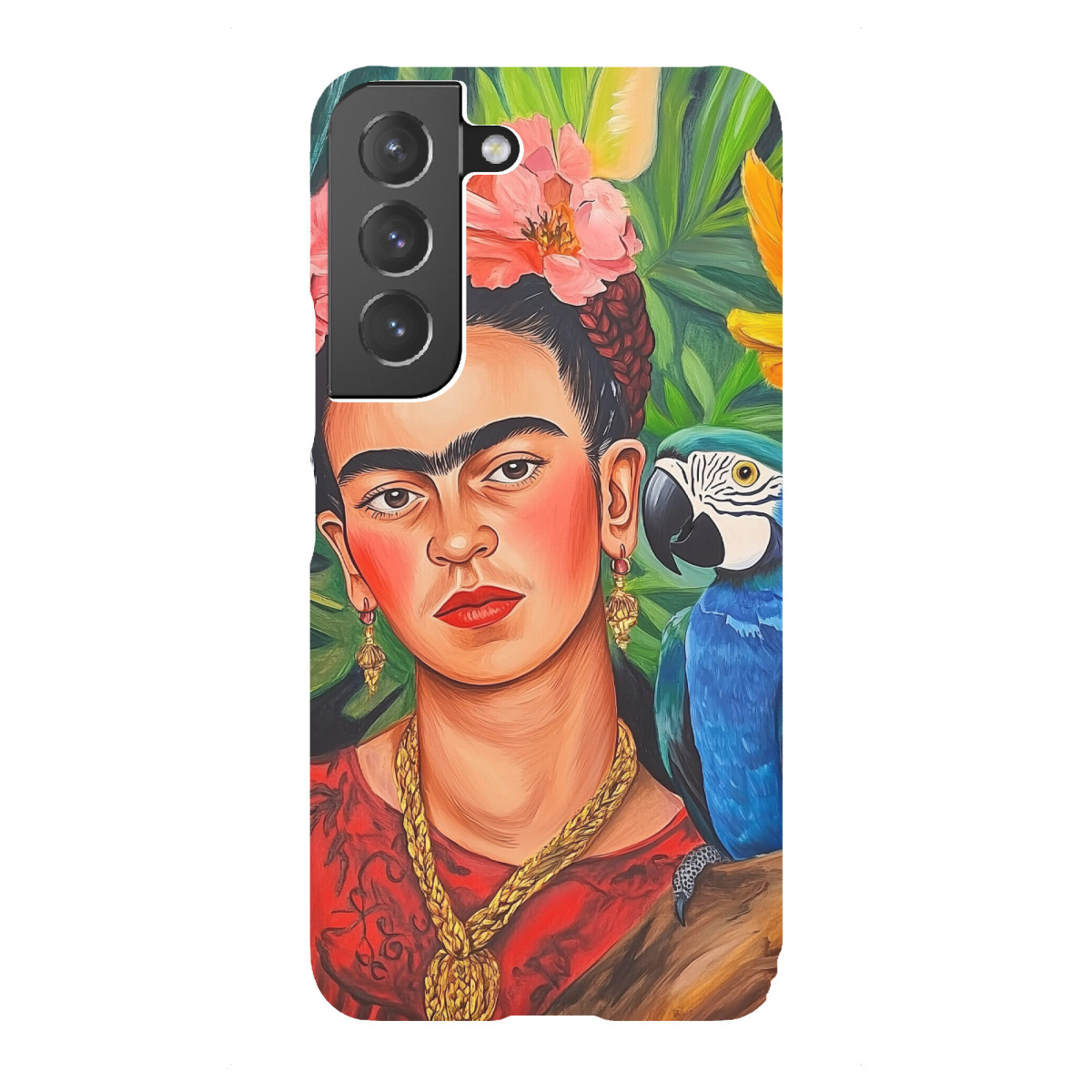 "Frida Poesie und Papagei"für Samsung Galaxy - Premium-Case Handyhülle artboxONE
