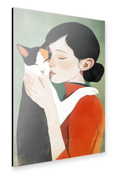 Alu-Dibond "Ich liebe dich, Kitty A" 30x20 cm artboxONE