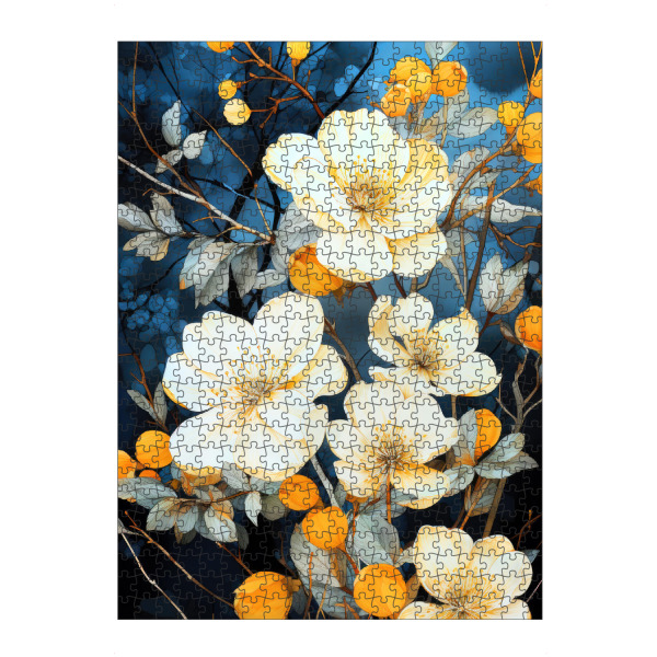 artboxONE Puzzle "Blumen und Blätter AF" artboxONE - Natur,Floral - Natur,Blumen,Blumen,Botanische,Blätter,Blatt,Blumen,Garten - Bild natur
