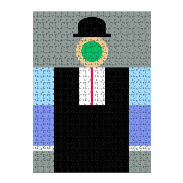 Puzzle Ravensburger "Son of geometric man" artboxONE - Menschen