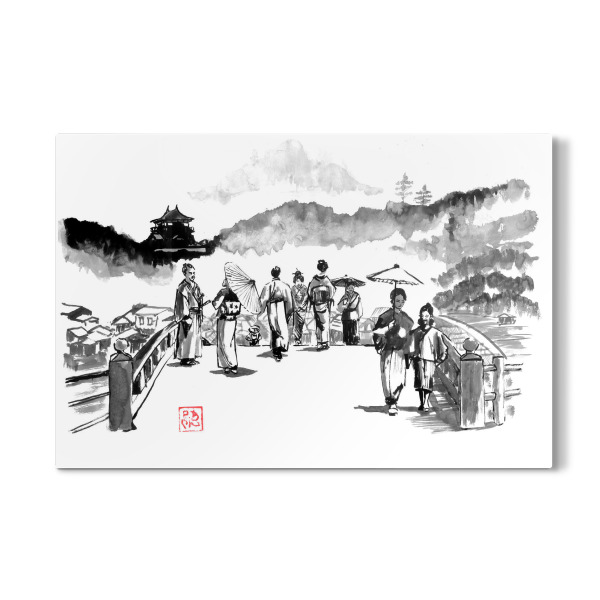 Galerie-Print "Edo-Brücke" 30x20 cm artboxONE