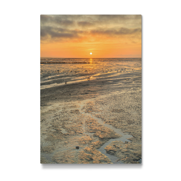 Galerie-Print "Wattenmeer Nordsee Sonnenaufgang" 30x20 cm artboxONE