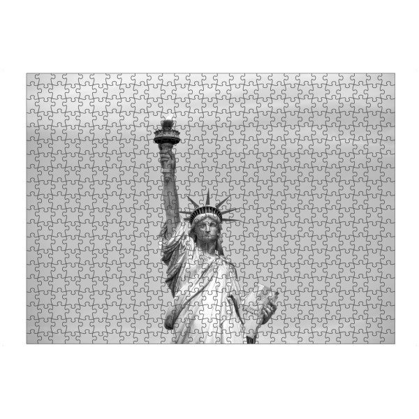 artboxONE Puzzle "Die Freiheitsstaue in NYC" artboxONE - Städte,Städte / New York,Reise,Schwarzweiß,Reise / Länder