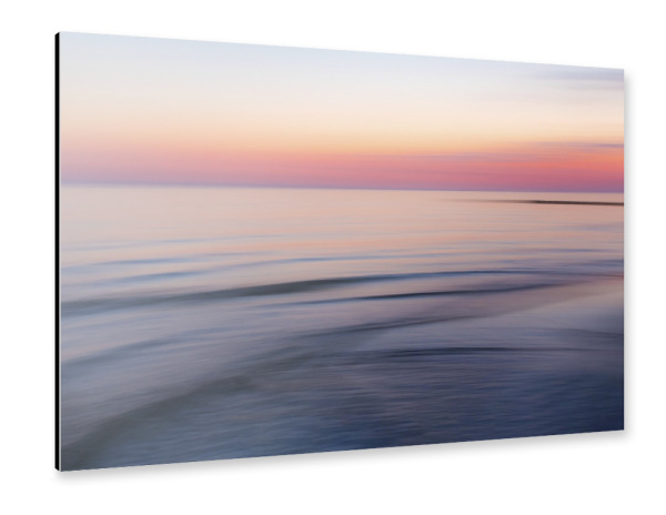 Alu-Dibond "Rotes Licht am Horizont" 30x20 cm artboxONE