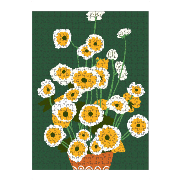 Puzzle Ravensburger "Brauner Topf" artboxONE - Floral